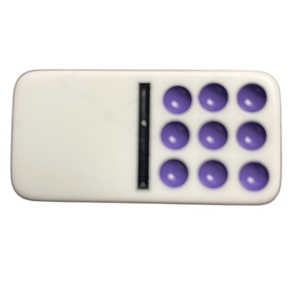 Double Twelve Dominoes Replacement Tile 0 9 Color Dot mq